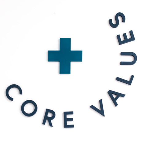 core values wall logo
